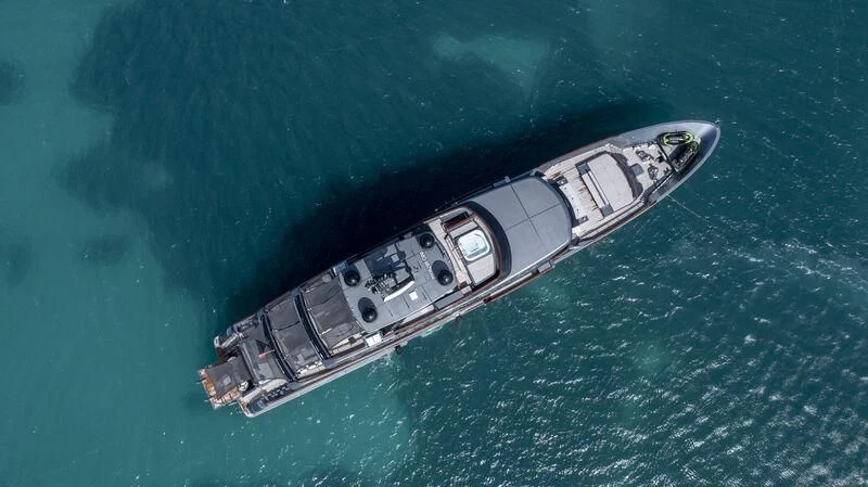 a satellite in the ocean aboard FIFTY Yacht for Charter