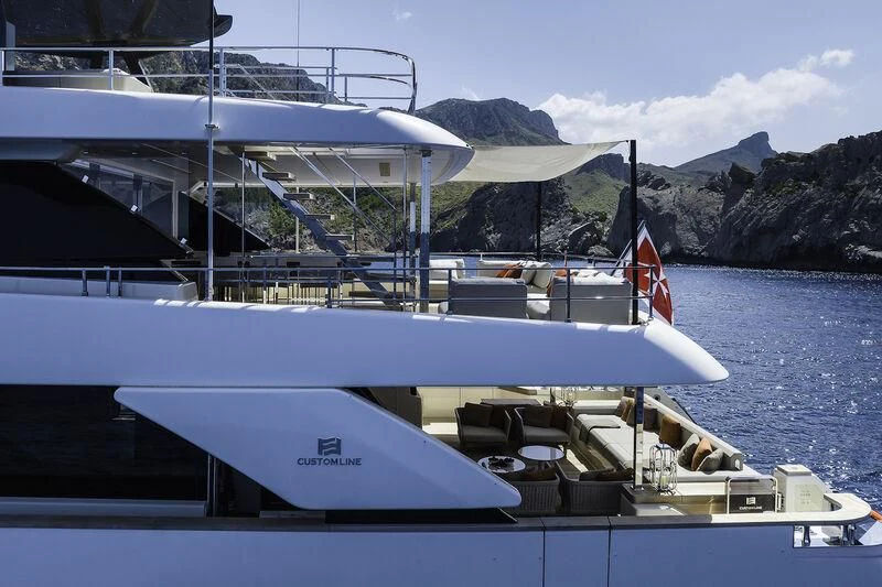 a boat on the water aboard DIANA II Yacht for Sale