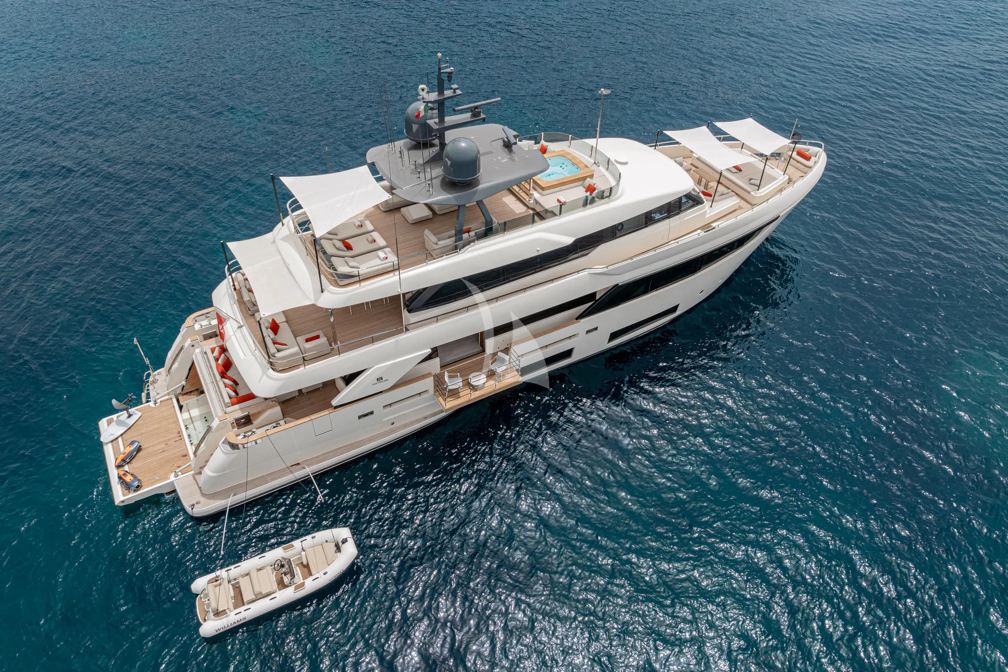a boat on the water aboard DIANA II Yacht for Sale
