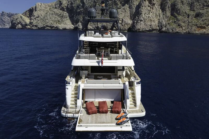 a boat on the water aboard DIANA II Yacht for Sale
