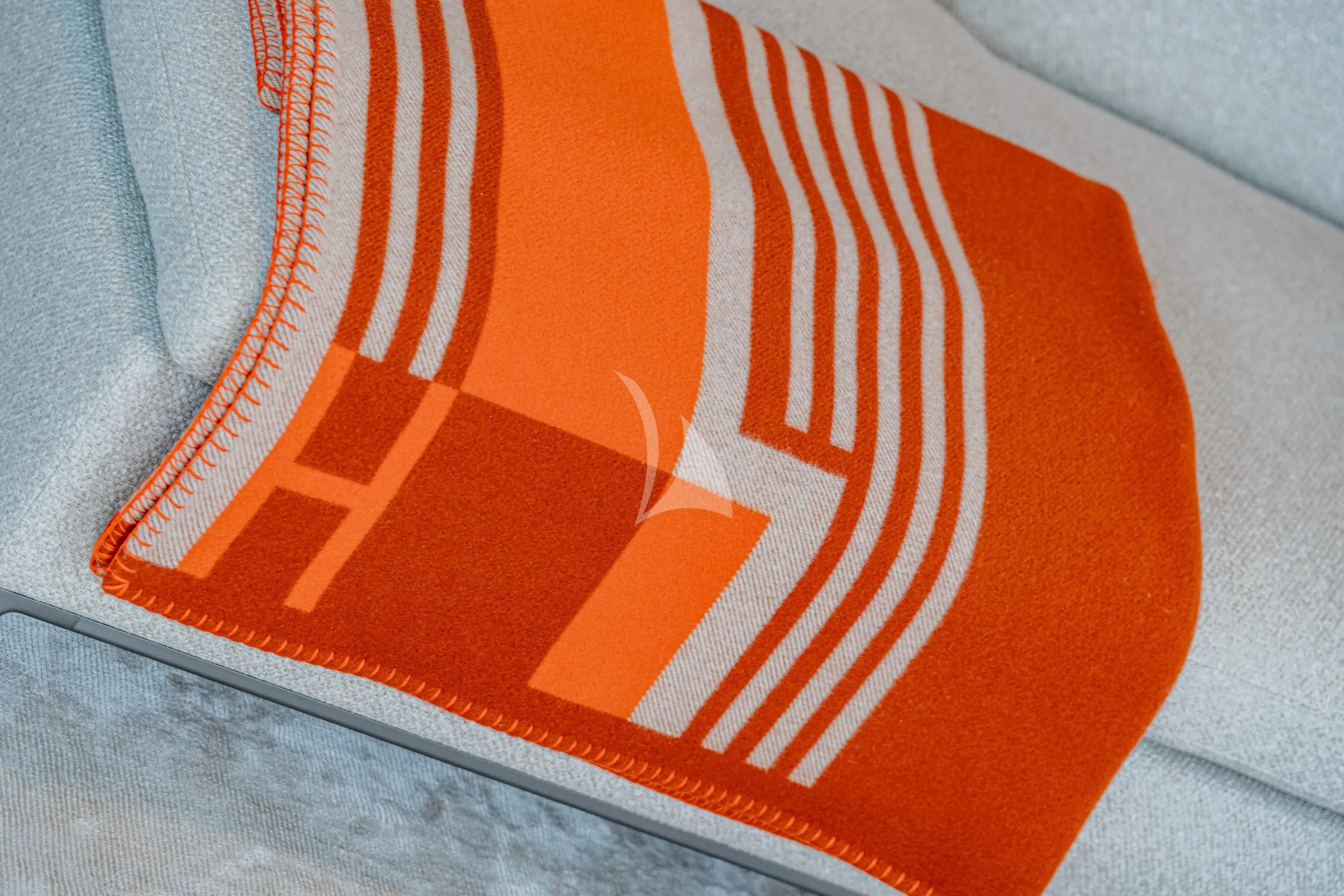 a close-up of a flag aboard DIANA II Yacht for Sale