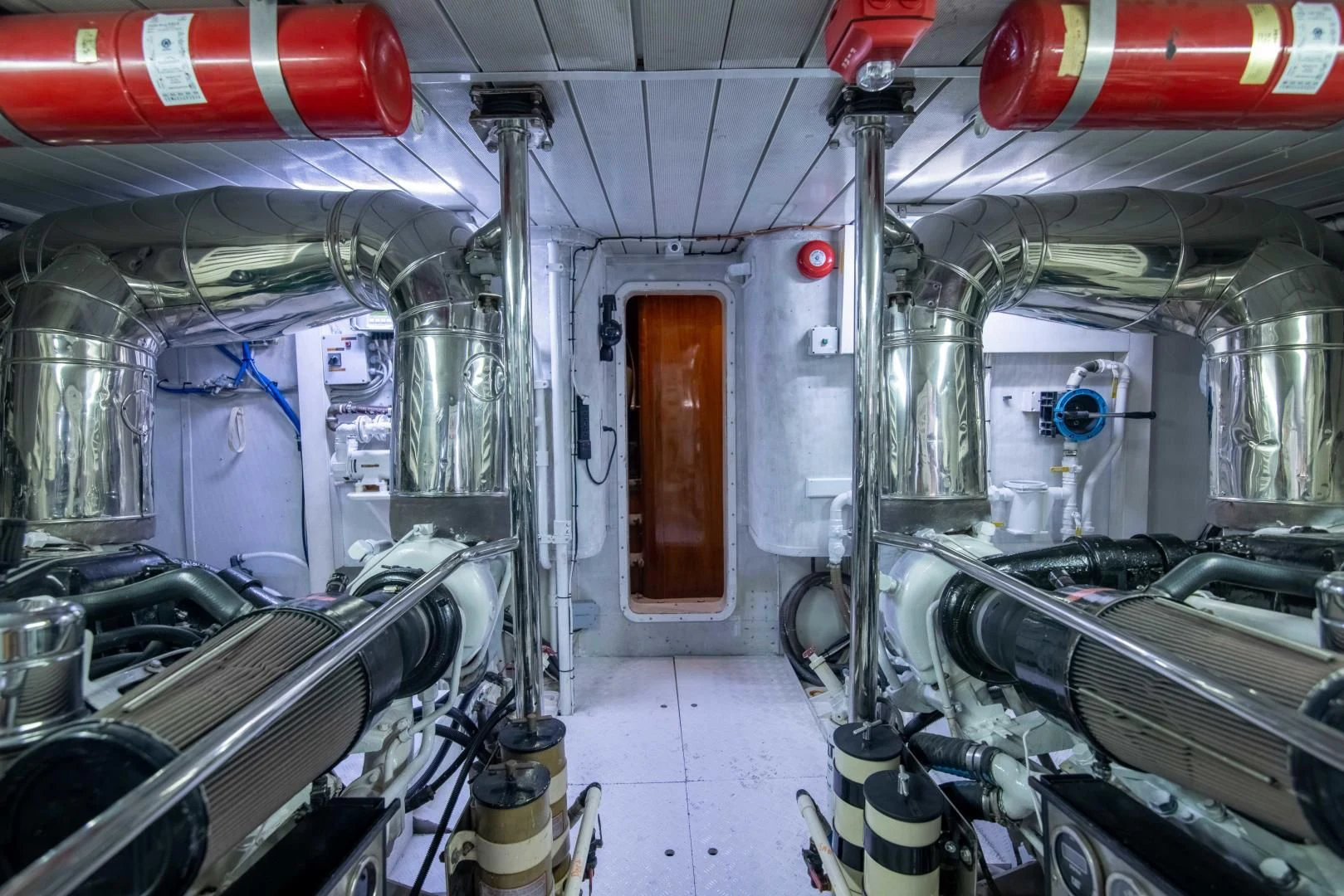 a room with machinery aboard ENCHANTED LADY Yacht for Sale
