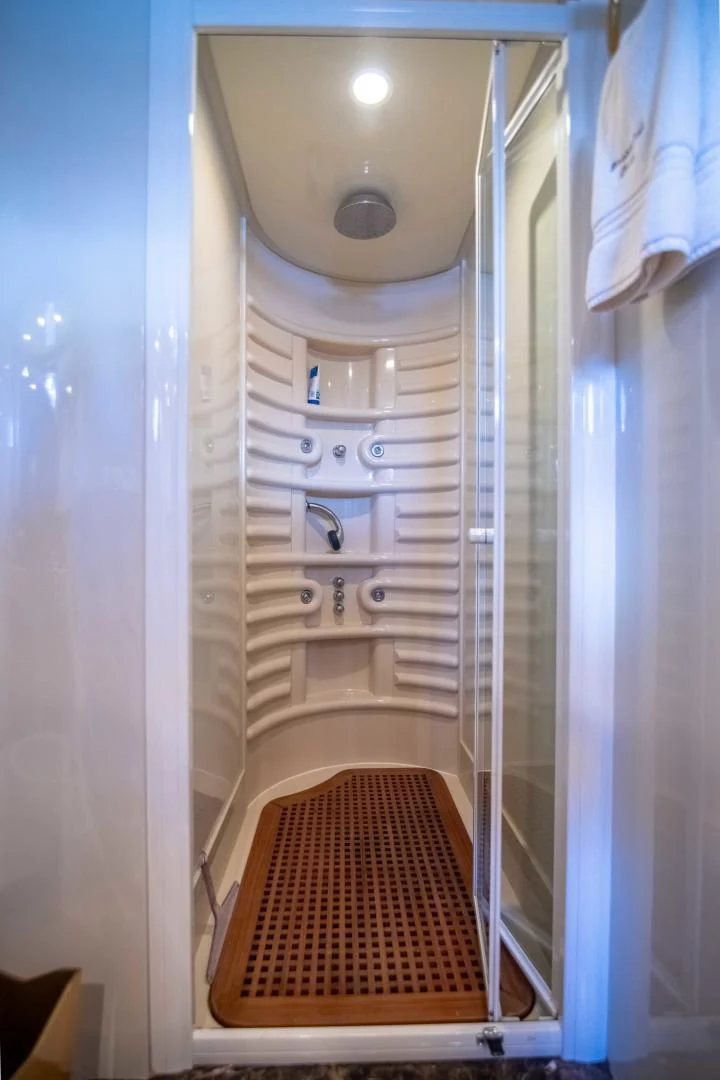 a mirror with a cat inside aboard ENCHANTED LADY Yacht for Sale