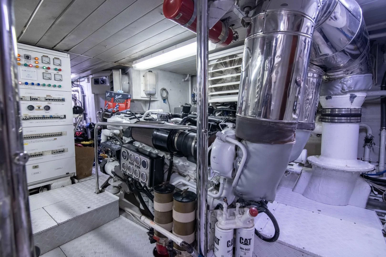 a close-up of a factory aboard ENCHANTED LADY Yacht for Sale