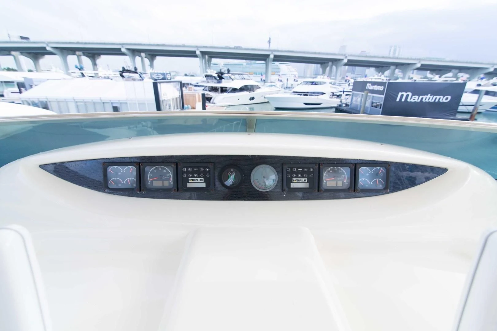 the inside of a car aboard ENCHANTED LADY Yacht for Sale