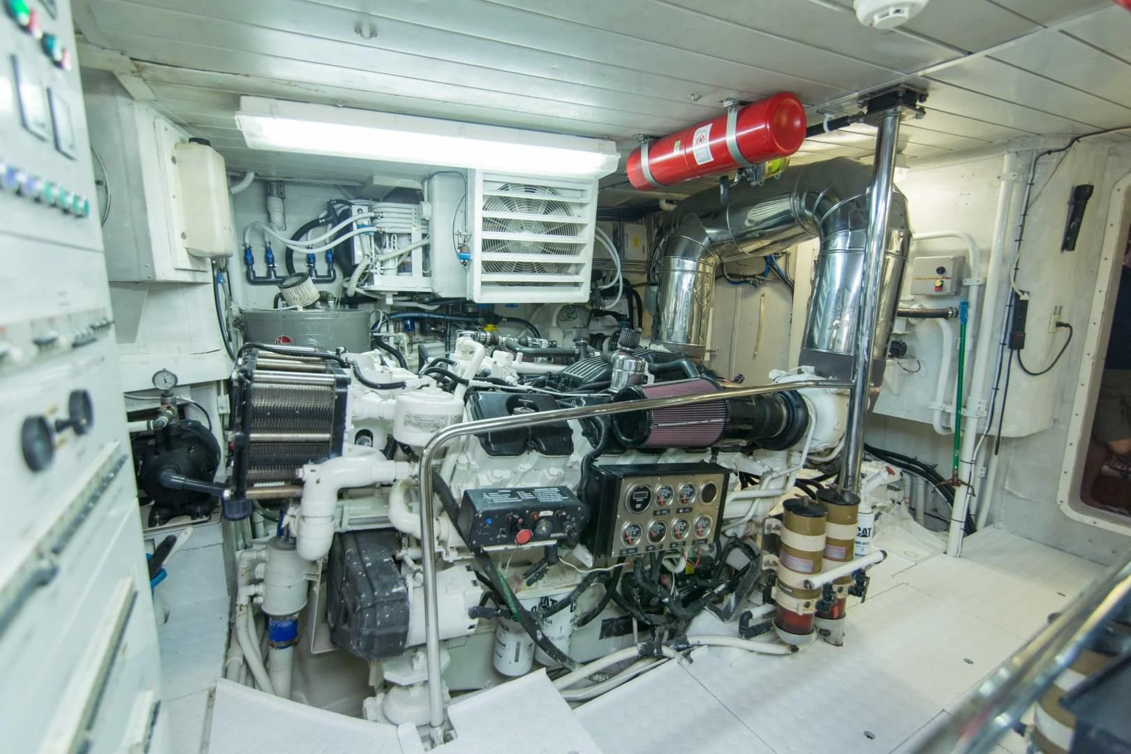 a machine with a large amount of equipment on it aboard ENCHANTED LADY Yacht for Sale