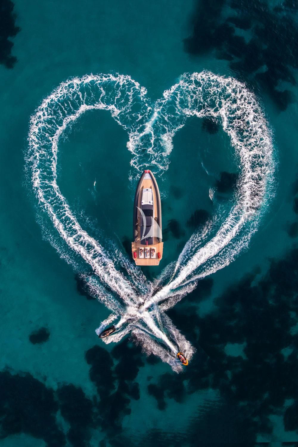 a boat in the water aboard ROMA Yacht for Sale