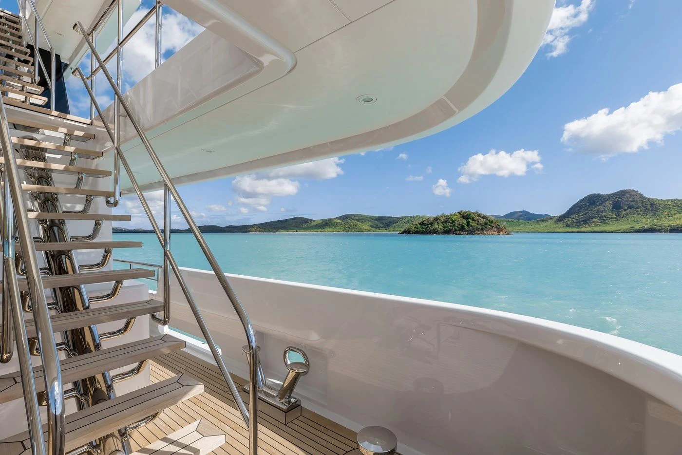 a boat on the water aboard GLADIATOR Yacht for Sale