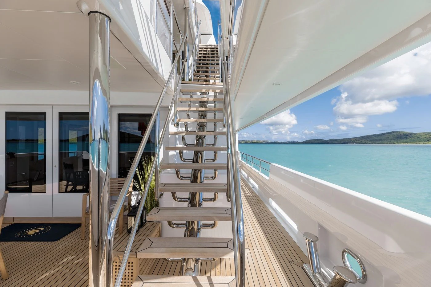 a boat on the water aboard GLADIATOR Yacht for Sale