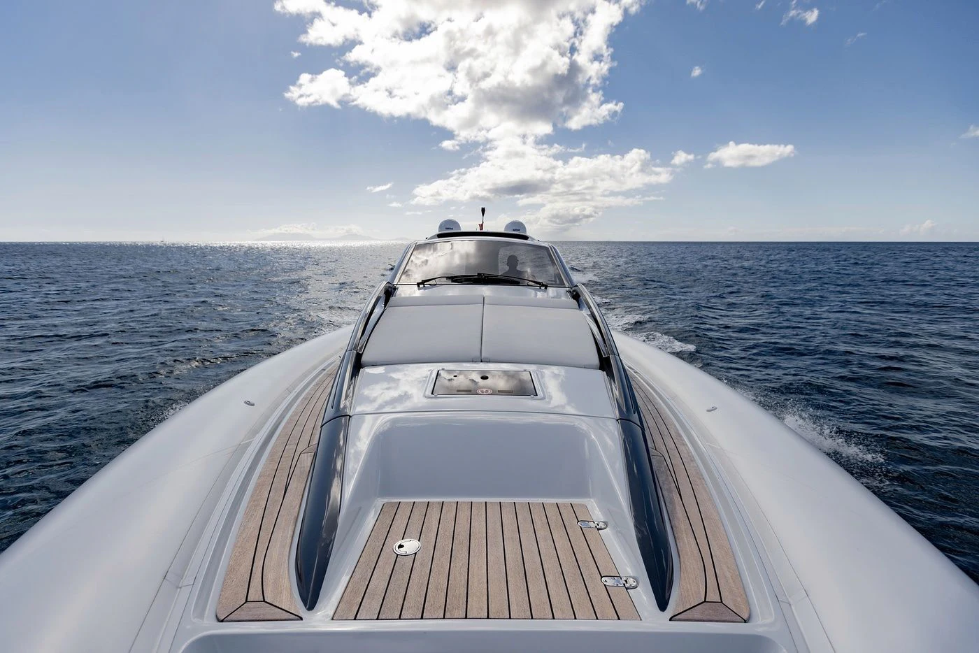 a boat on the water aboard GLADIATOR Yacht for Sale