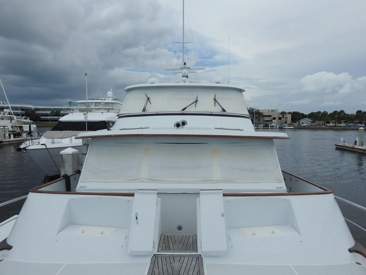 a boat in the water aboard TELEMETRY Yacht for Sale