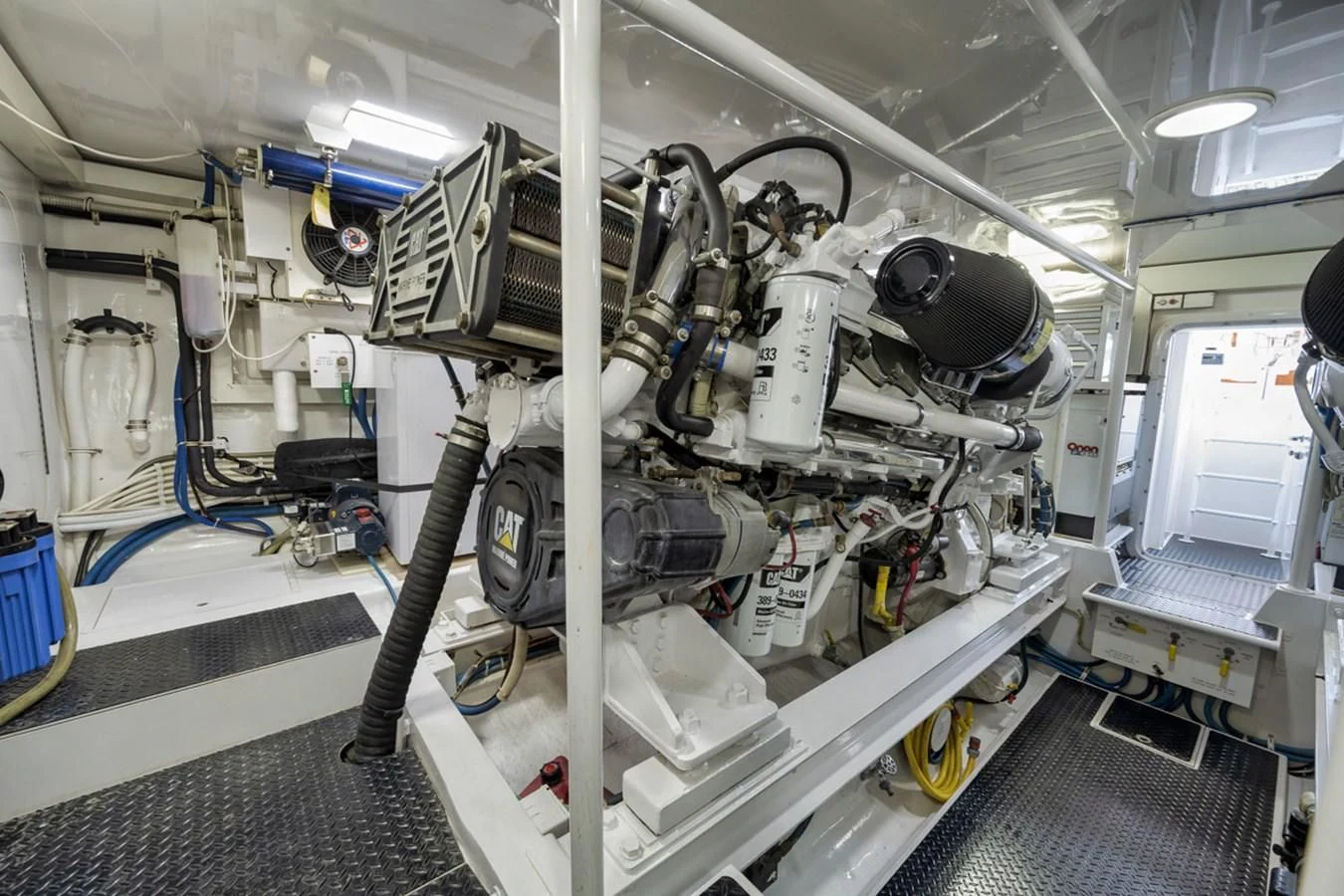 a machine in a room aboard 68 VIKING Yacht for Sale
