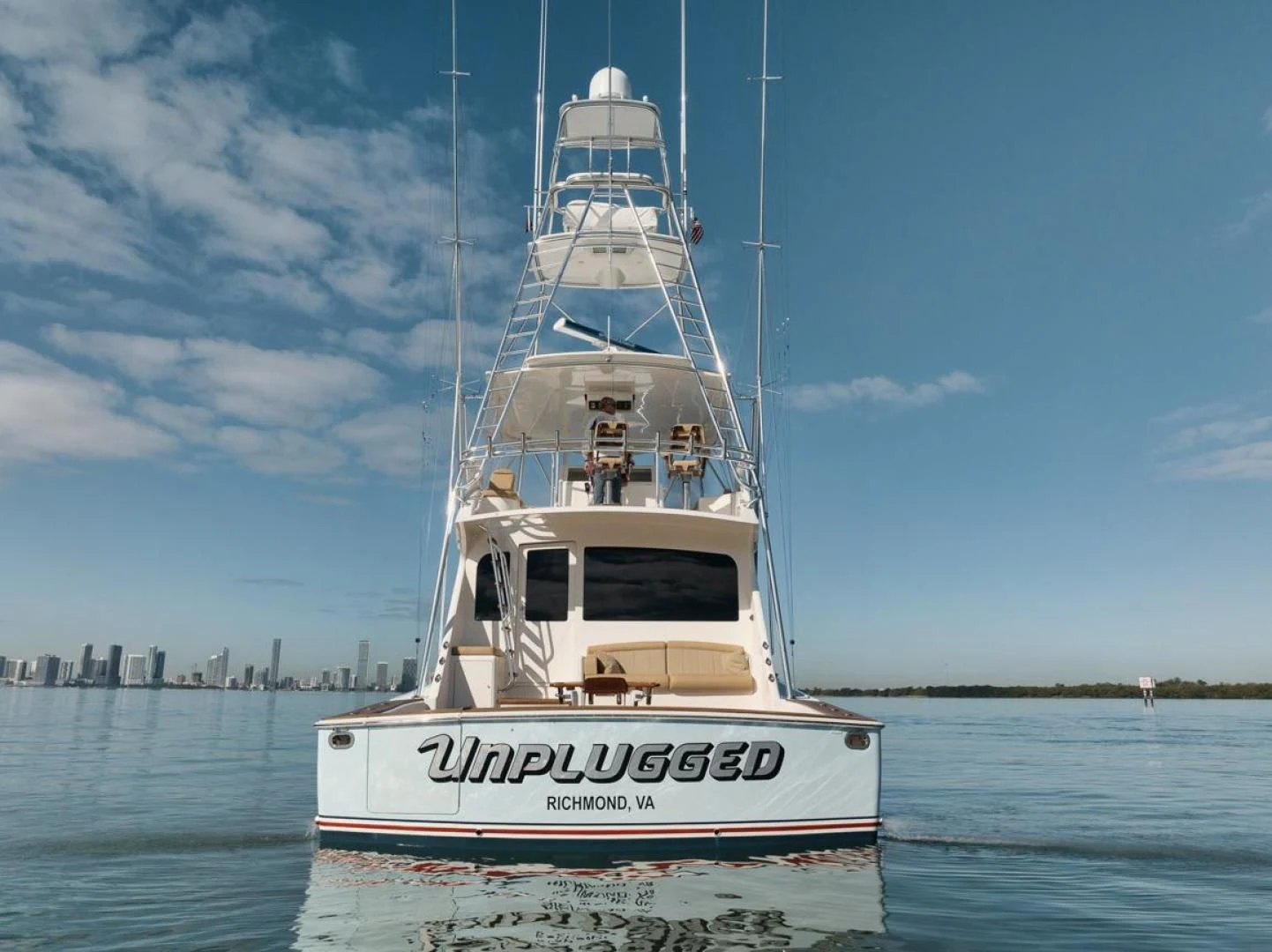 a boat on the water aboard 68 VIKING Yacht for Sale
