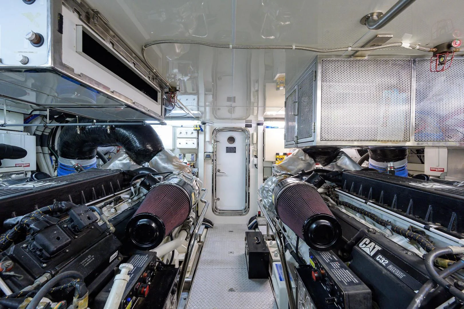 a room full of machines aboard BARNSTAR Yacht for Sale