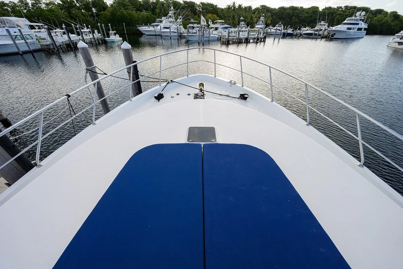 a boat in the water aboard BARNSTAR Yacht for Sale