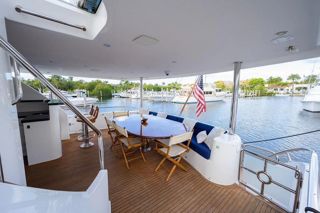 a boat on the water aboard BARNSTAR Yacht for Sale