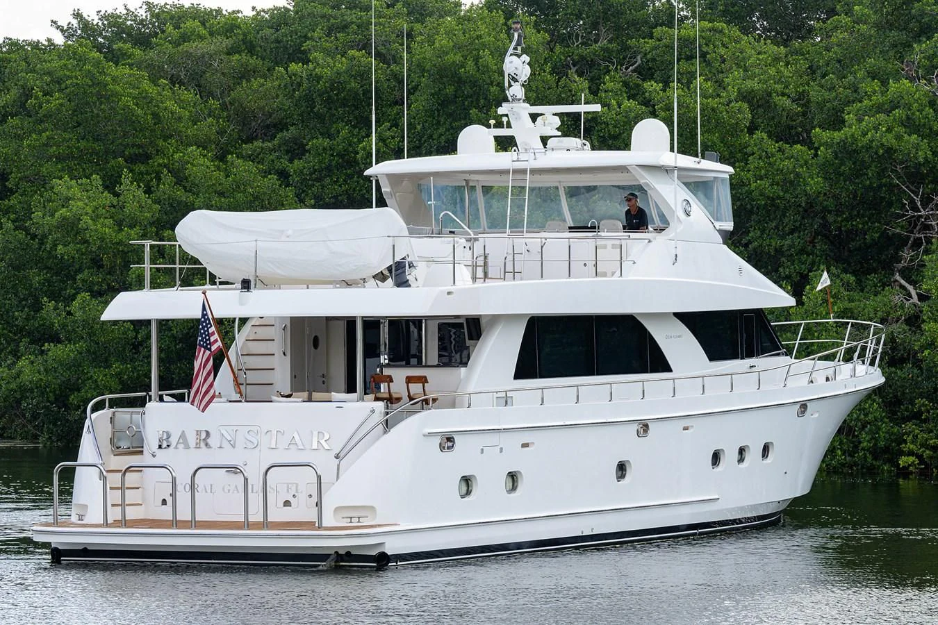 a boat on the water aboard BARNSTAR Yacht for Sale