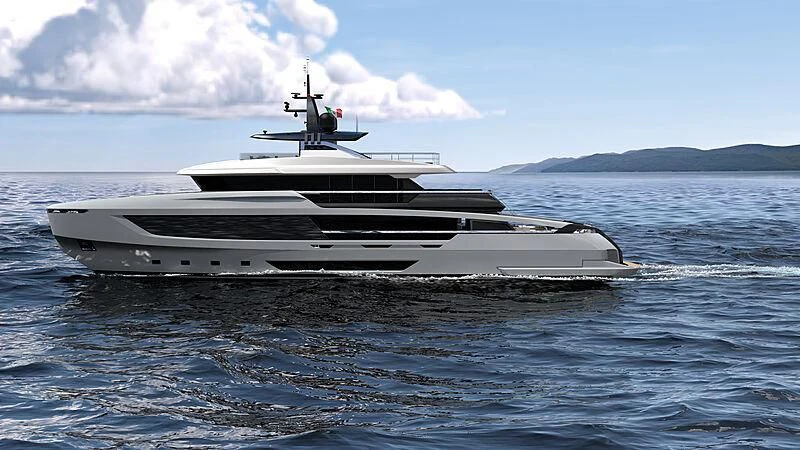 a boat in the water aboard OCEAN ANGEL Yacht for Sale