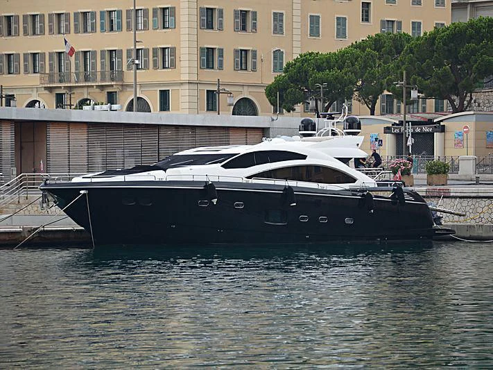 a boat on the water aboard FREE WILLI Yacht for Sale