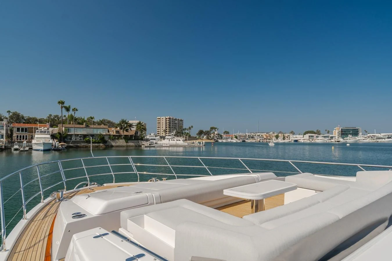 a body of water with buildings in the background aboard AZIMUT 25 METRI GRANDE Yacht for Sale
