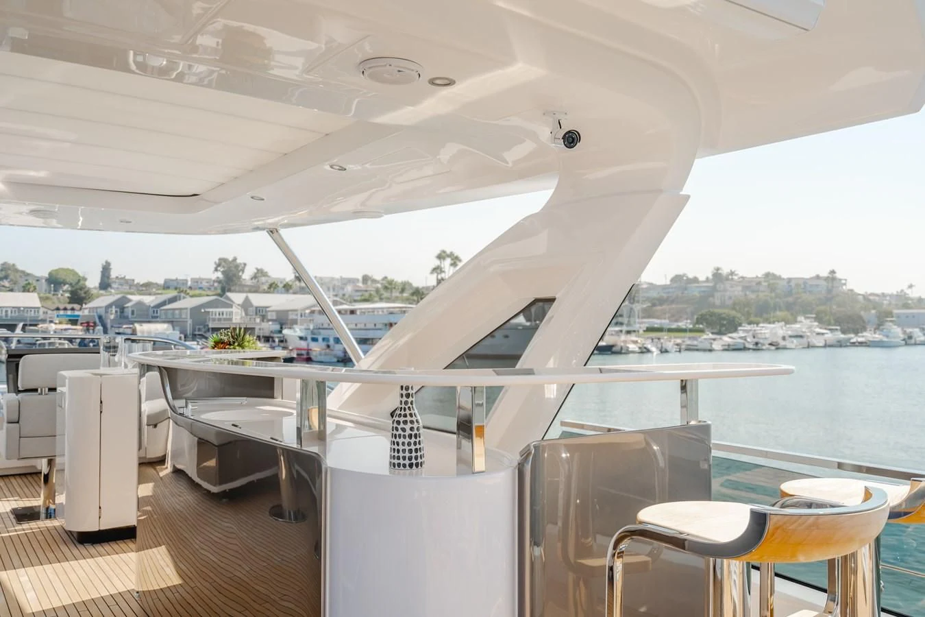 a large white boat with a large deck and a large body of water aboard AZIMUT 25 METRI GRANDE Yacht for Sale