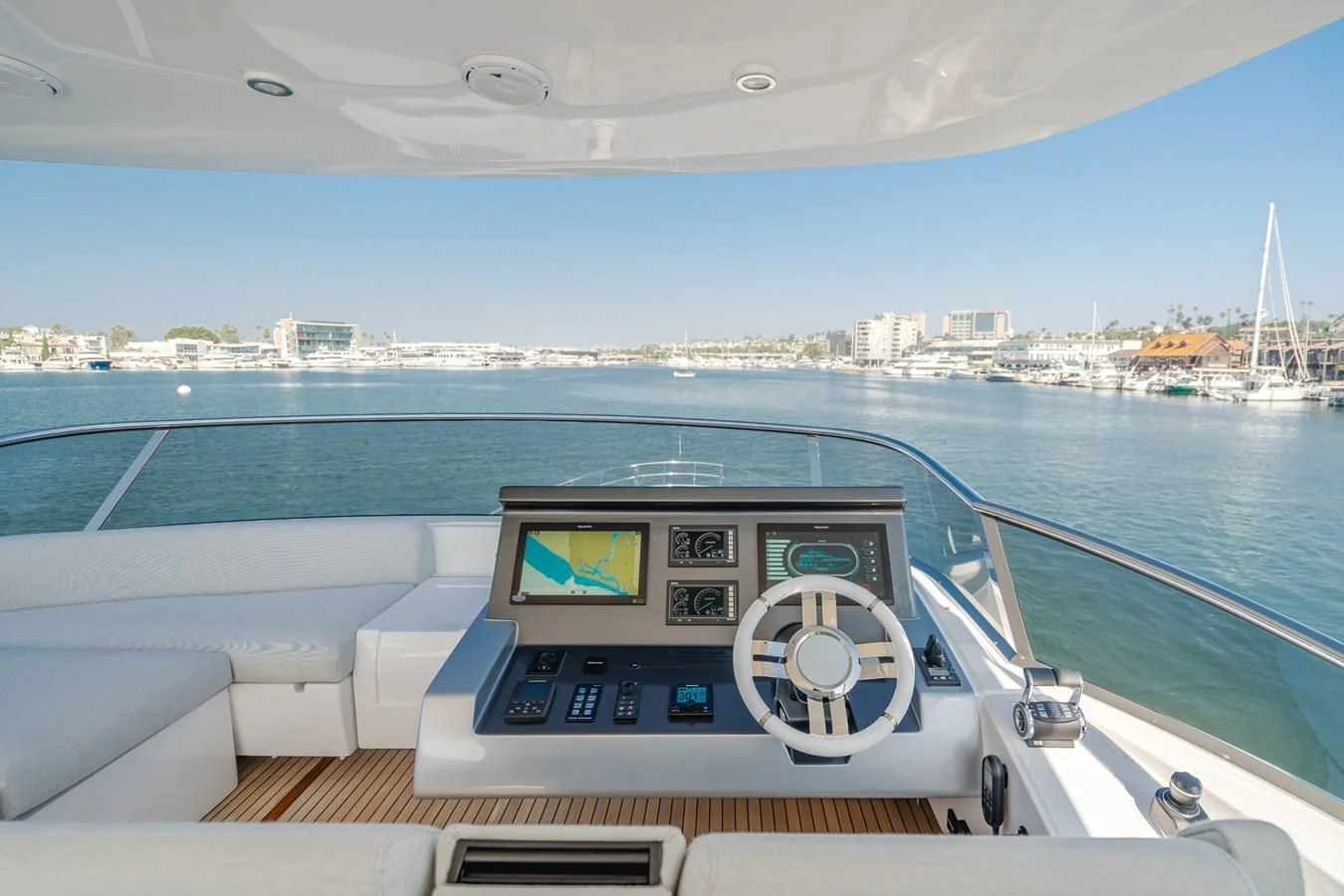 a boat on the water aboard AZIMUT 25 METRI GRANDE Yacht for Sale
