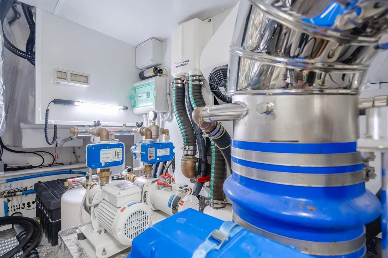 a close-up of a machine aboard AZIMUT 25 METRI GRANDE Yacht for Sale