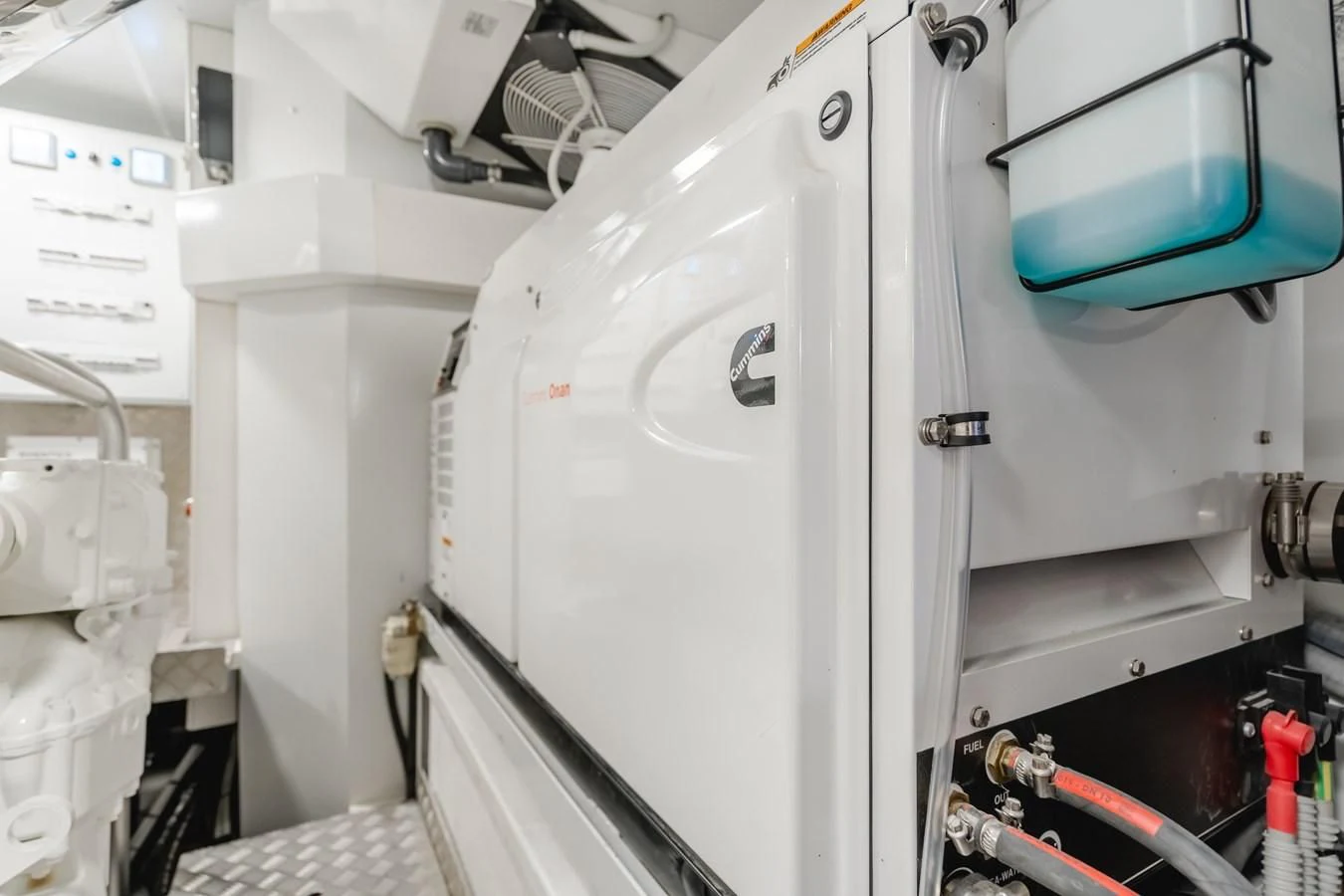 a large white machine aboard AZIMUT 25 METRI GRANDE Yacht for Sale