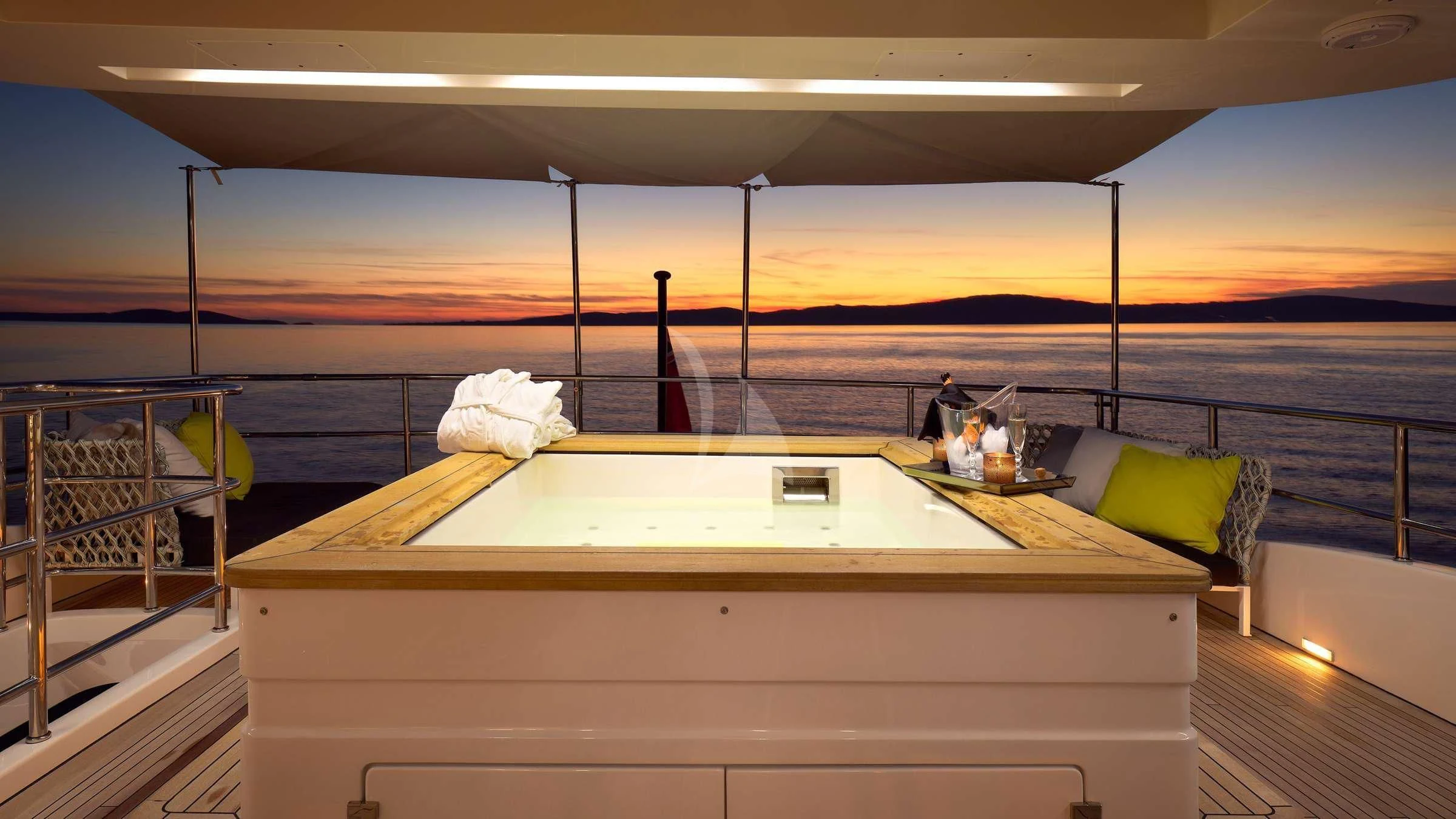 a boat on the water aboard OCEAN DRIVE Yacht for Charter