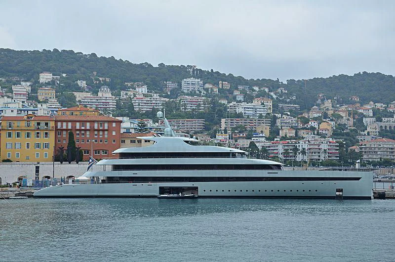 a large cruise ship in the water aboard SAVANNAH Yacht for Sale