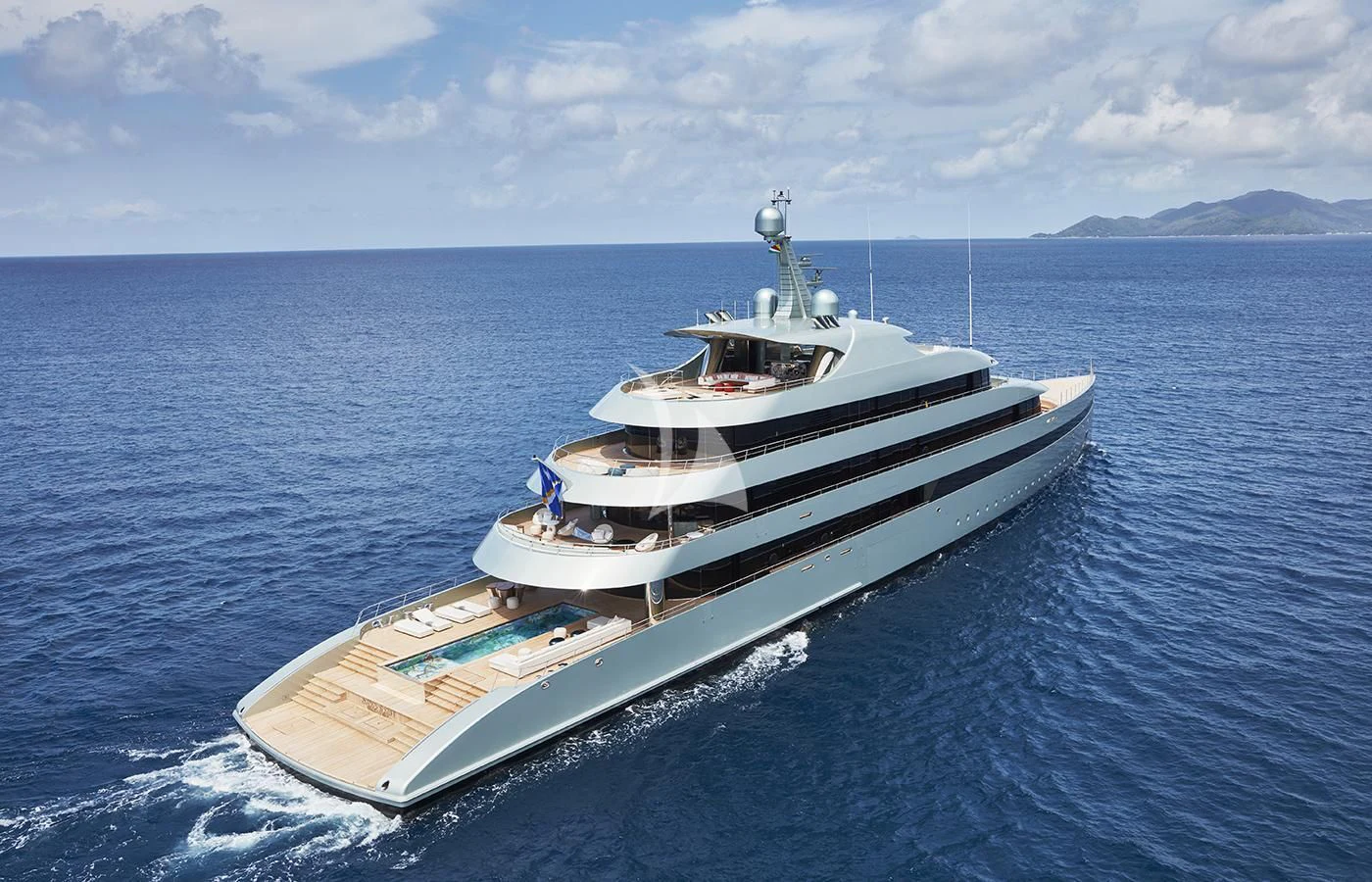 a boat on the water aboard SAVANNAH Yacht for Sale