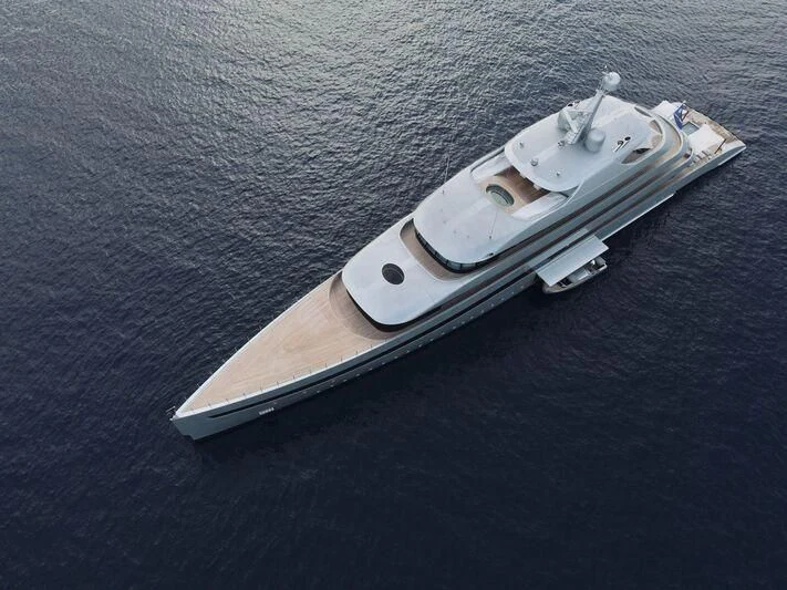 a silver and silver metal device aboard SAVANNAH Yacht for Sale