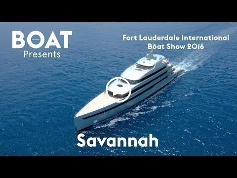 a space ship in space aboard SAVANNAH Yacht for Sale