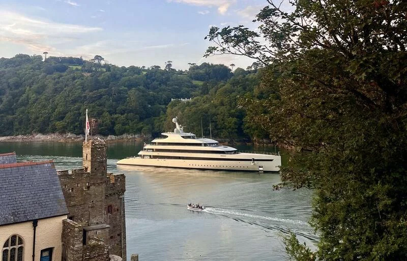 a boat on the water aboard SAVANNAH Yacht for Sale