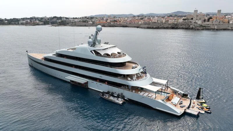 a boat on the water aboard SAVANNAH Yacht for Sale