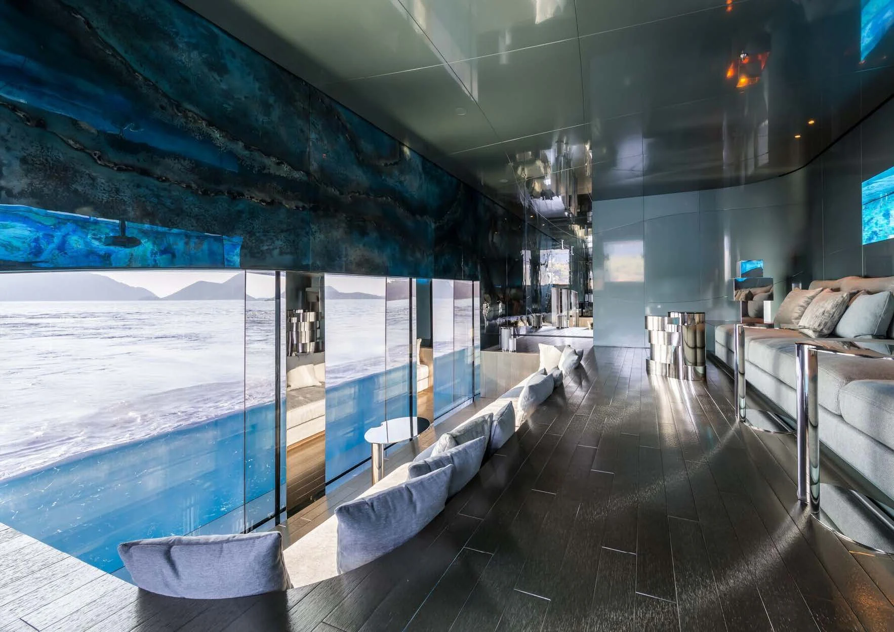 a room with a pool aboard SAVANNAH Yacht for Sale
