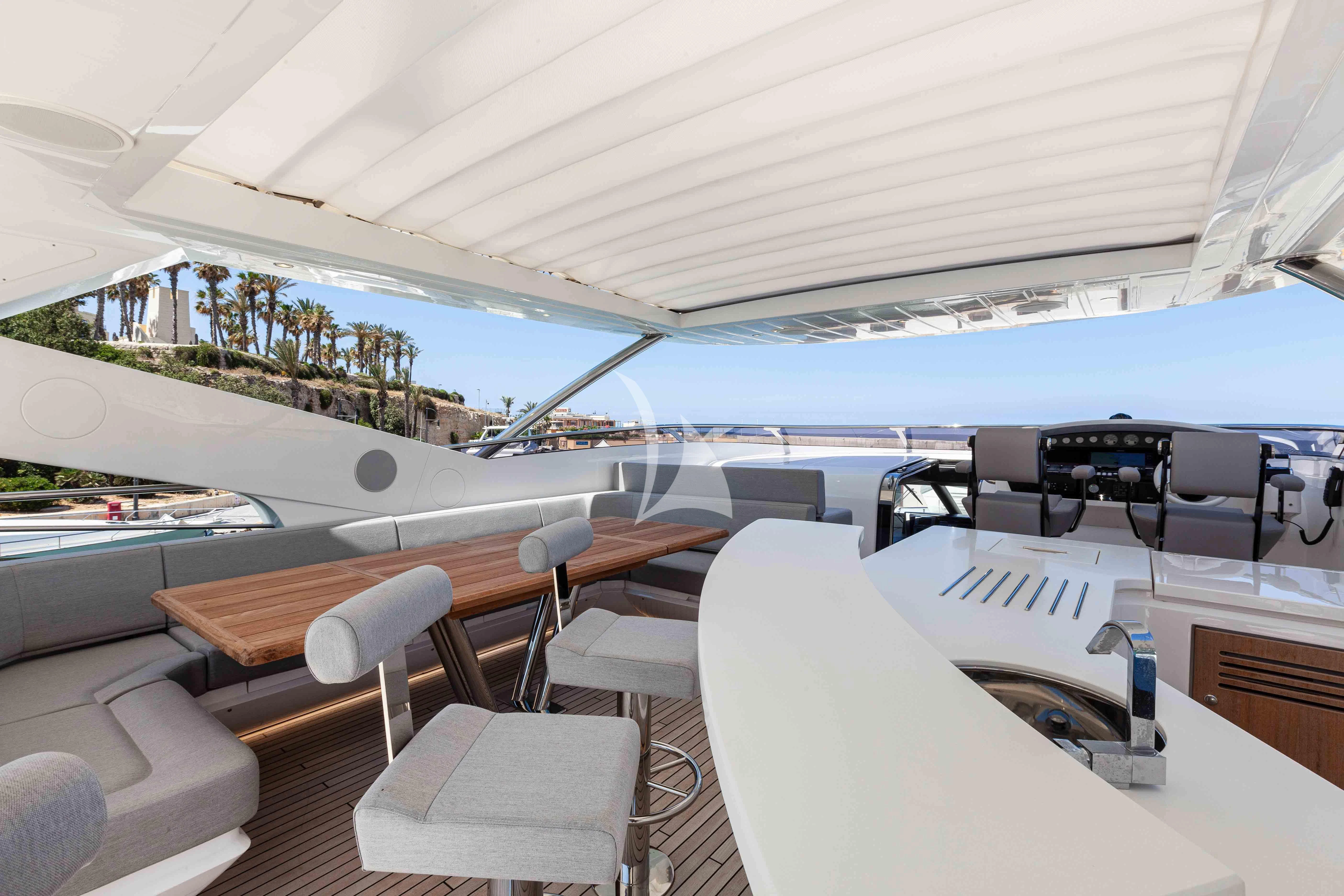 a boat on the water aboard NEW EDGE Yacht for Sale