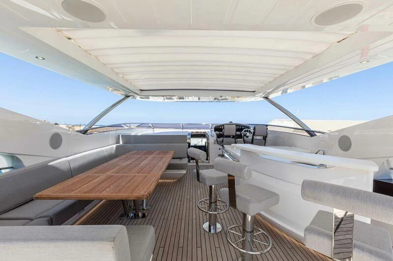 a row of white yachts aboard NEW EDGE Yacht for Sale