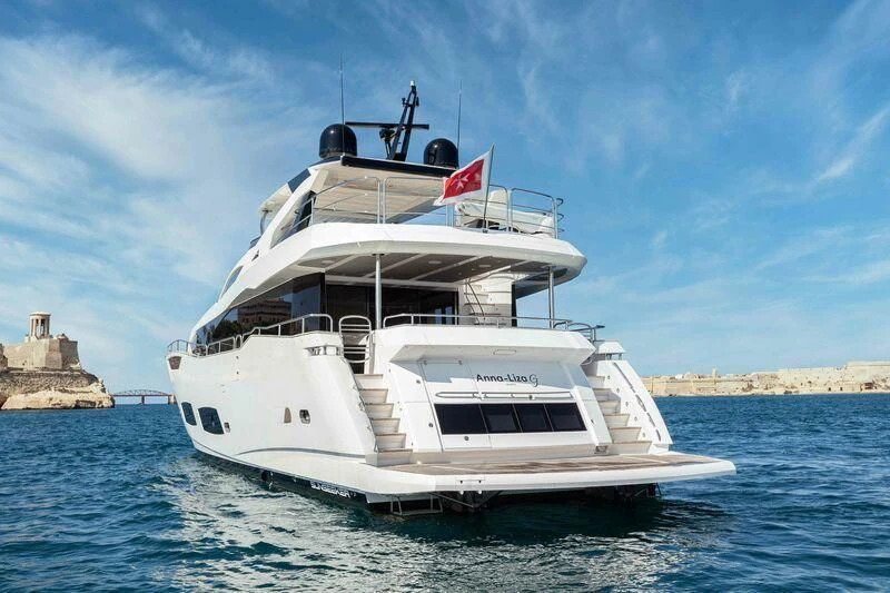 a boat in the water aboard NEW EDGE Yacht for Sale