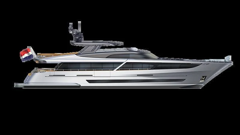 a white and black ship aboard BLUE JEANS Yacht for Sale