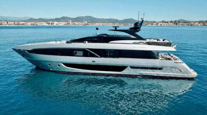 a white yacht in the water aboard BASILIC Yacht for Sale