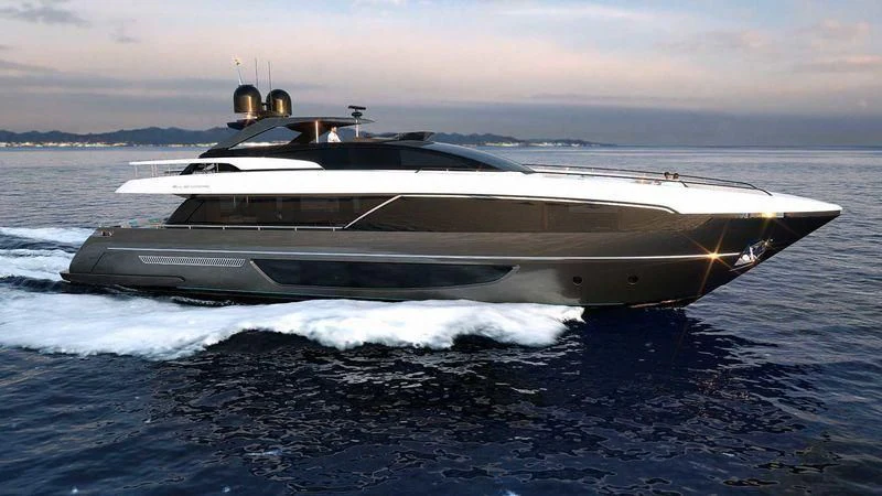 a boat on the water aboard BASILIC Yacht for Sale