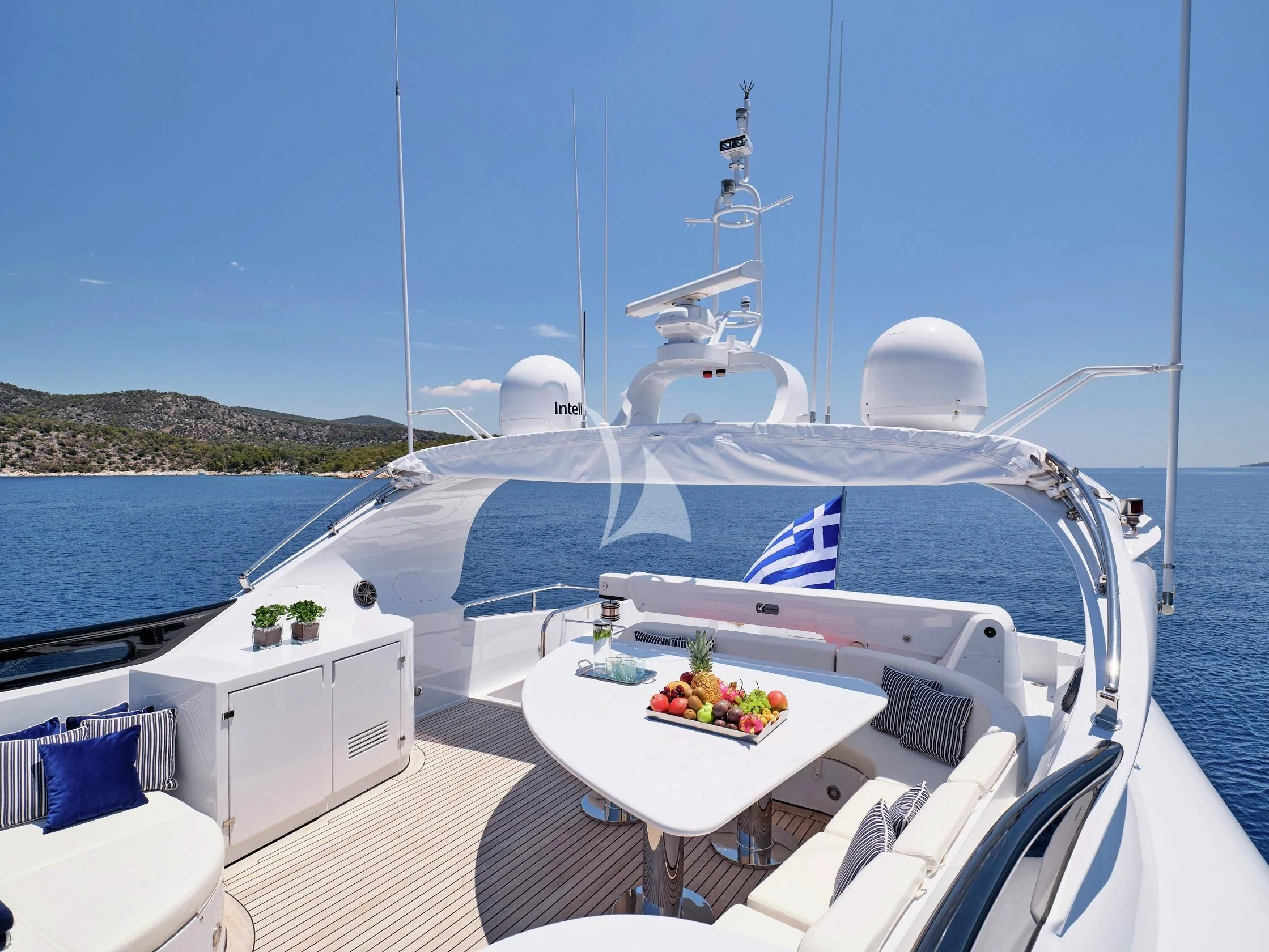 a boat on the water aboard BIANCA Yacht for Sale