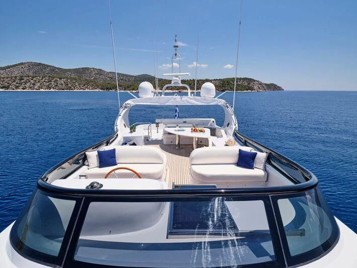 a boat on the water aboard BIANCA Yacht for Sale