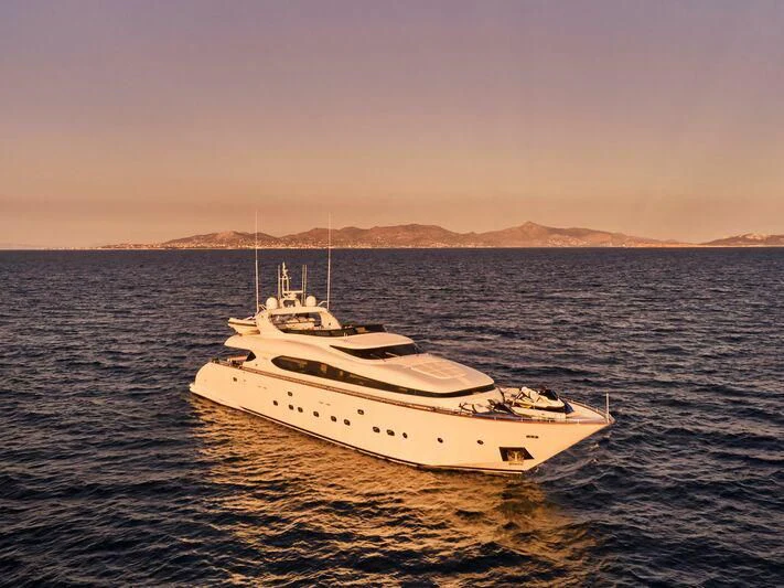 a boat in the water aboard BIANCA Yacht for Sale