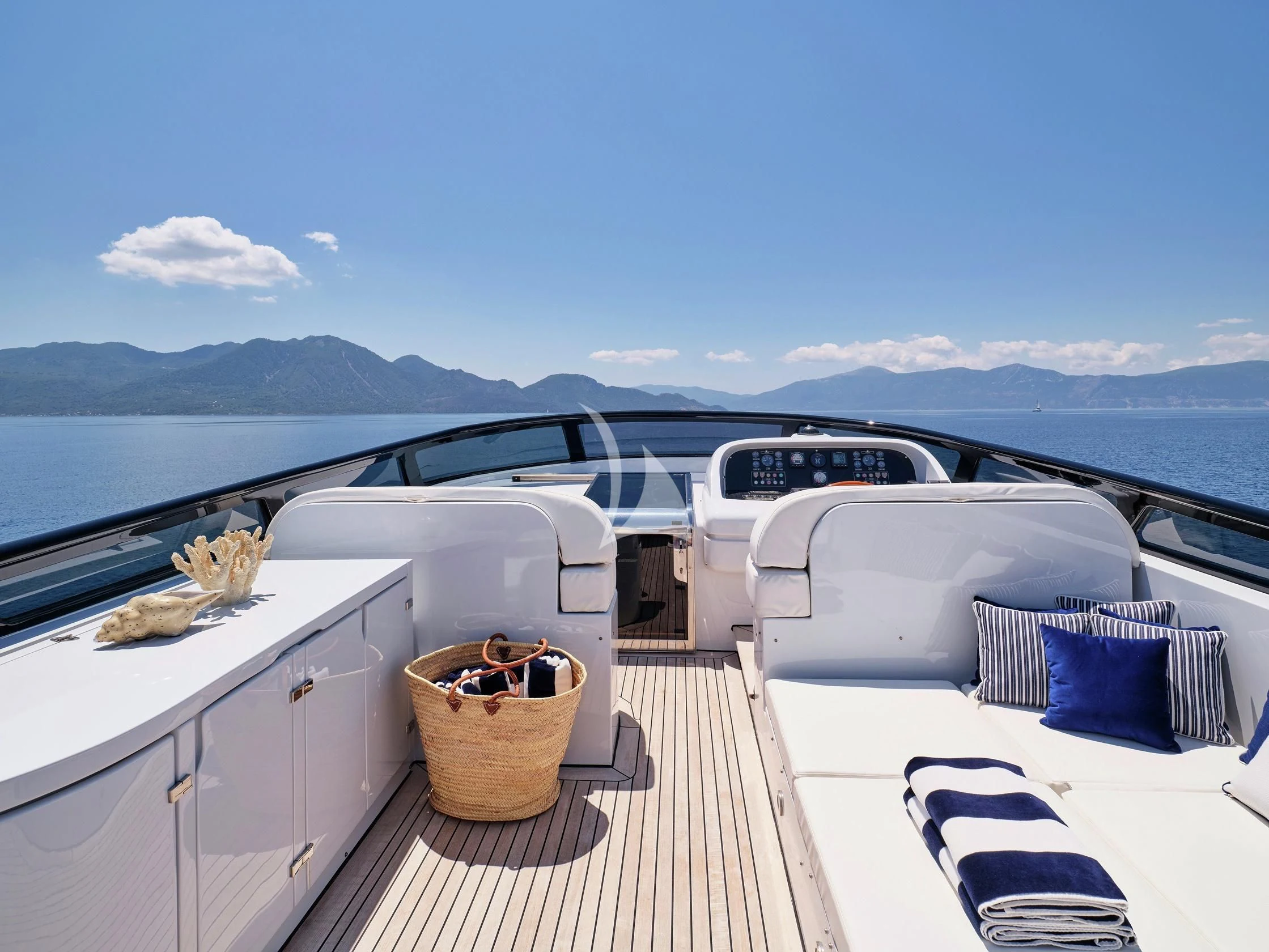 a boat on the water aboard BIANCA Yacht for Sale