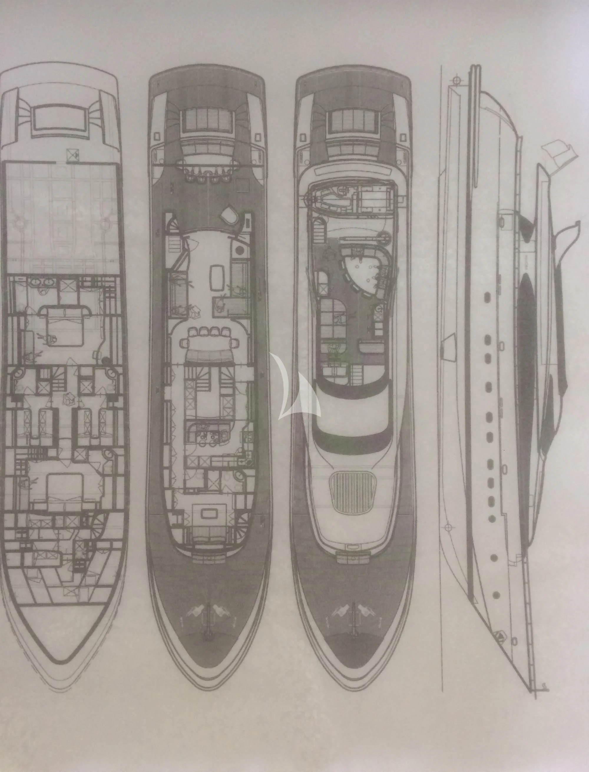 diagram aboard BIANCA Yacht for Sale