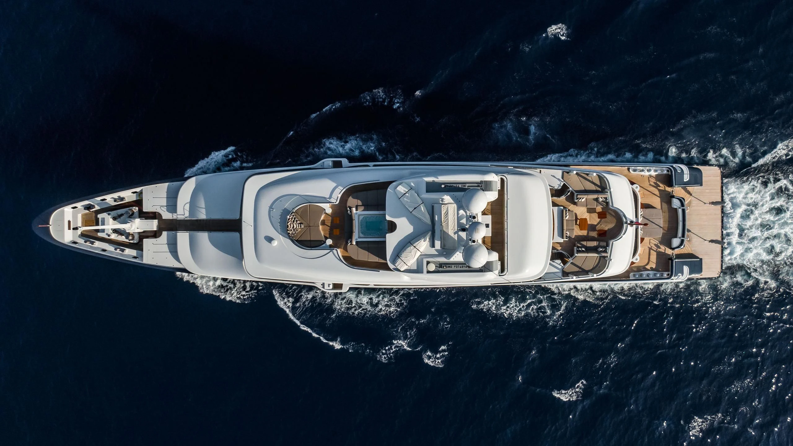 a space ship in space aboard TRIPLE SEVEN Yacht for Sale
