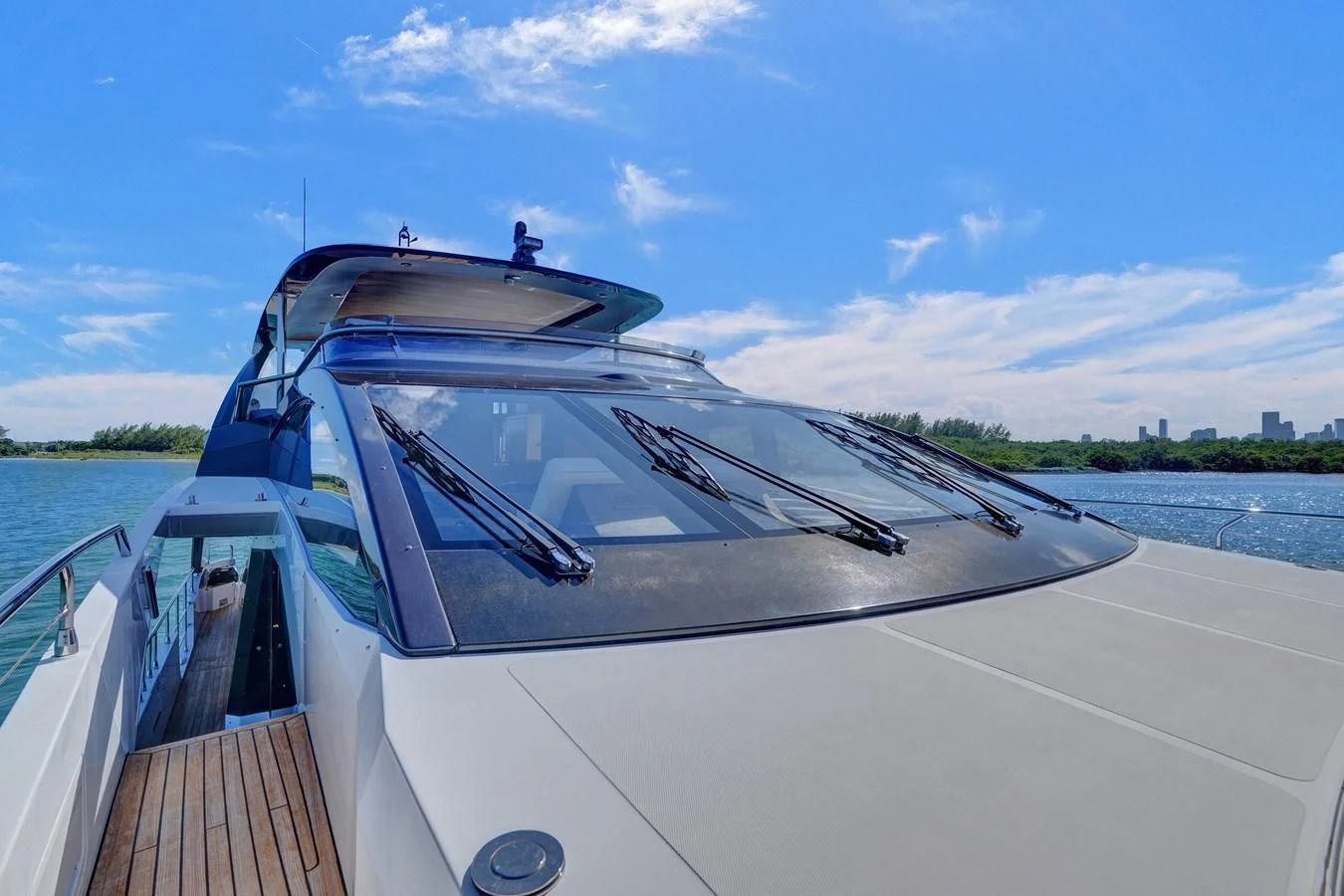a boat on the water aboard ENCHANTE Yacht for Sale