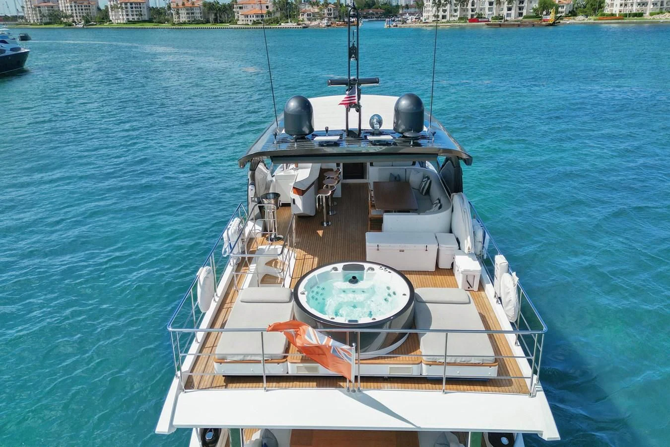 a boat on the water aboard ENCHANTE Yacht for Sale